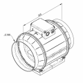 Potrubní ventilátor ETAMASTER 200